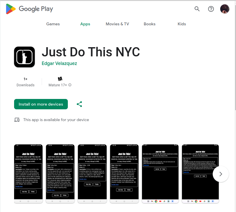 Just Do This! NYC (Android)